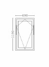 Toppsving Vindu 70x120cm 3-lags U 0,8 Passiv thumbnail