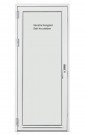 Balkongdør 90x210cm Venstre 3-lags U 0,8 Passiv thumbnail