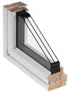 Toppsving Vindu 60x110cm 3-lags U 0,8 Passiv thumbnail