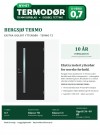 Ytterdør Bergsjø Termo T2 U 0,7 8500N 100x210 Venstre  thumbnail