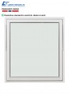 Toppsving Vindu 120x120cm 3-lags U 0,8 Passiv thumbnail
