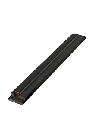 Karmoverstykke 70cm m/dempelist Dempet sort S8500N