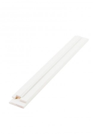 Karmoverstykke 70cm m/dempelist Klassisk hvit S0500N