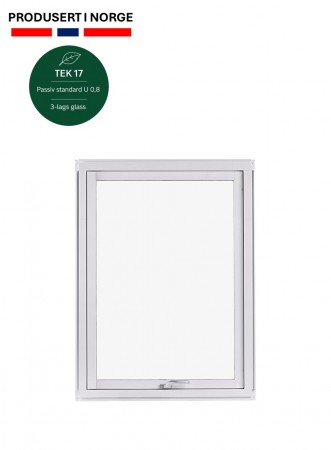 Toppsving Vindu 90 x 120 cm - 3-lags U-verdi 0,8