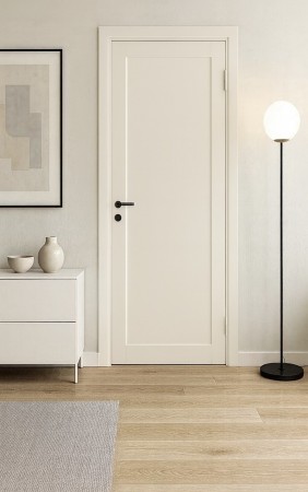 Innerdør Q-Edge 1 100x210 klassisk hvit