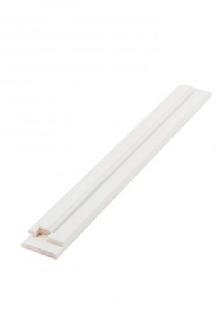 Karmoverstykke 70cm m/dempelist Hvit bomull S0502Y