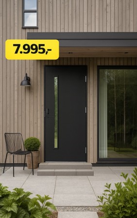 YTTERDØR BERGSJØ DEMPET SORT 