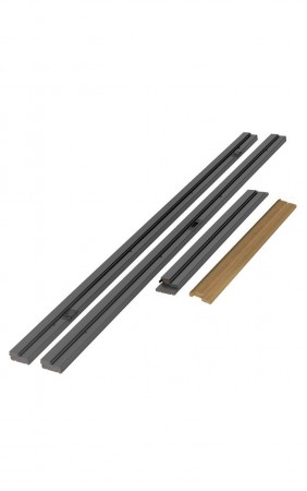 Karmpakke 80X210 m/dempelist Mørk grå S7500N