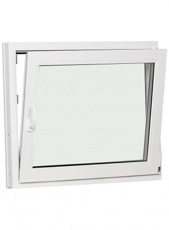 Pvc Vindu Tilt/Turn 110x80cm Høyre 3-lags