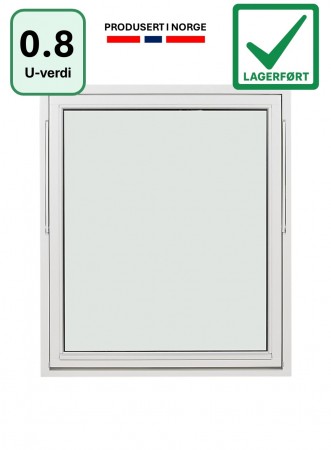 Toppsving Vindu 100x120cm 3-lags U 0,8 Passiv