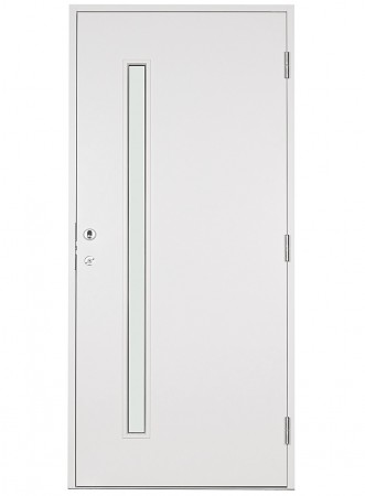 Ytterdør Bergsjø U 1,0 Hvit 100x210 Høyre