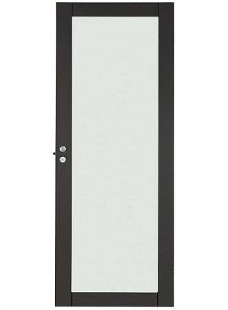 Innerdør Q-Line 1S Glassdør 100x210 Dempet sort