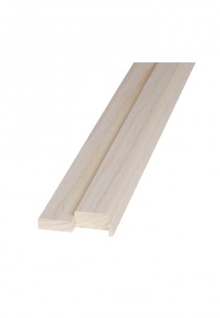 Terskel 70cm Anslag Eik Hvitlasert