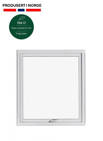 Toppsving Vindu 110 x 120 cm - 3-lags U-verdi 0,8