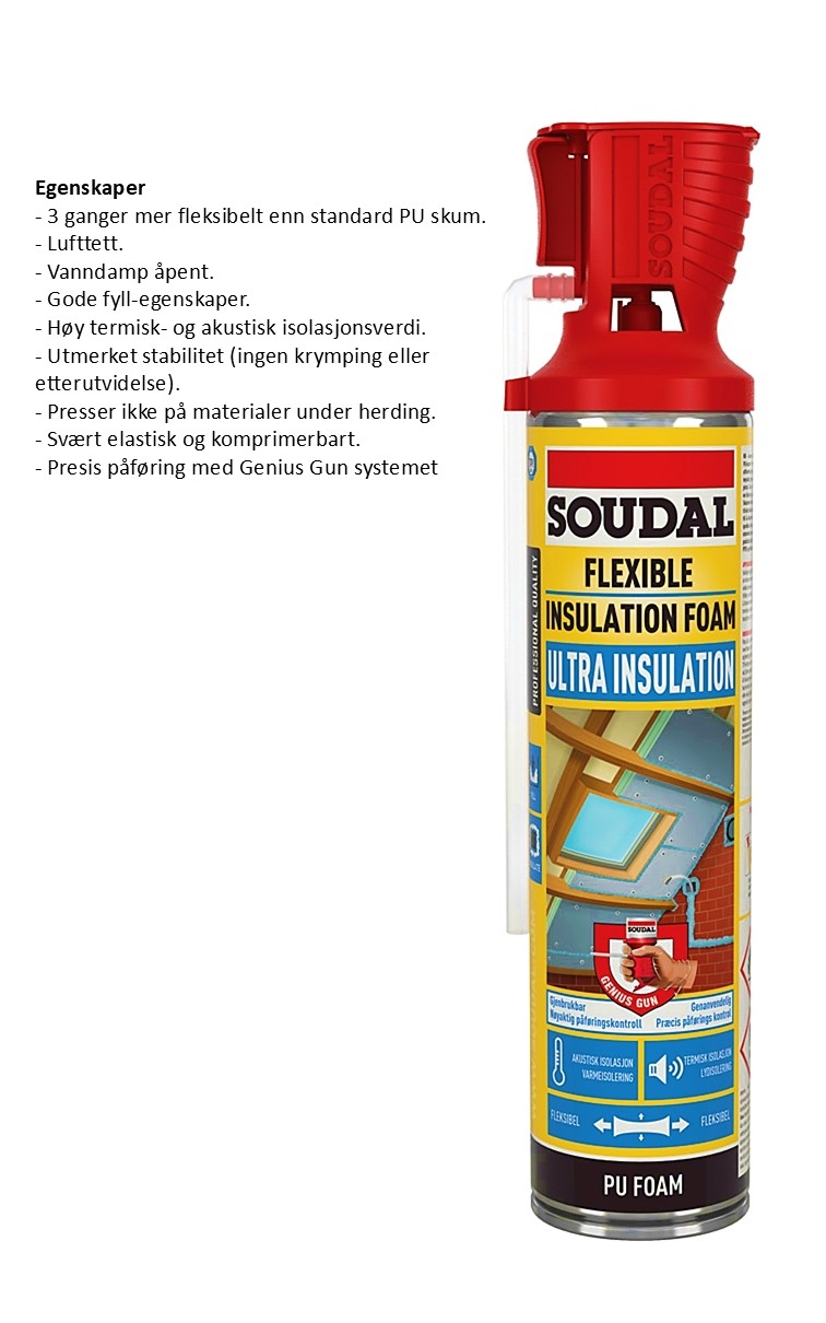 Soudal Flexible Insulation Genius 600ml